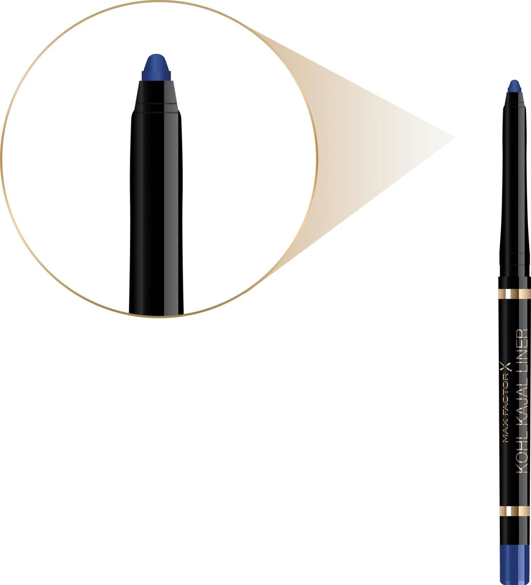 Max Factor Kohl Kajal Automatic Oogpotlood - 002 Azure - Afbeelding 8