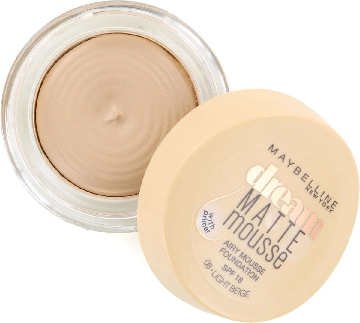 Maybelline Dream Matte Mousse Foundation - 08 Light Beige - Afbeelding 6
