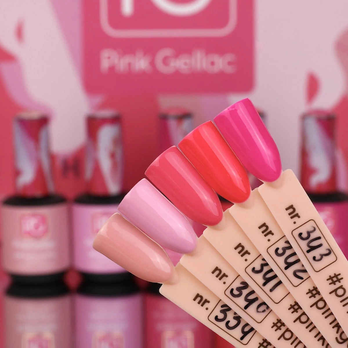 Pink Gellac - Ruby Pink - Gellak - Vegan - Roze - Glanzend - 15ml - Afbeelding 4