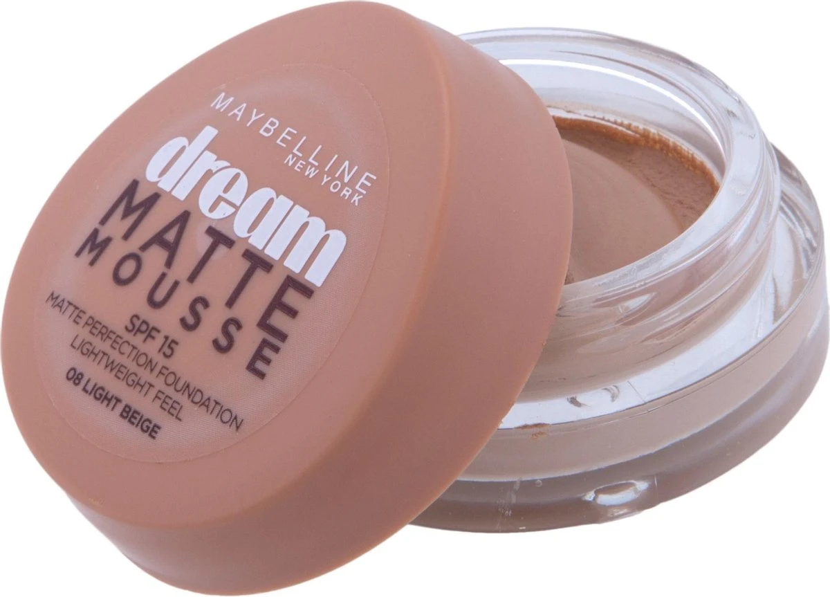Maybelline Dream Matte Mousse Foundation - 08 Light Beige - Afbeelding 4